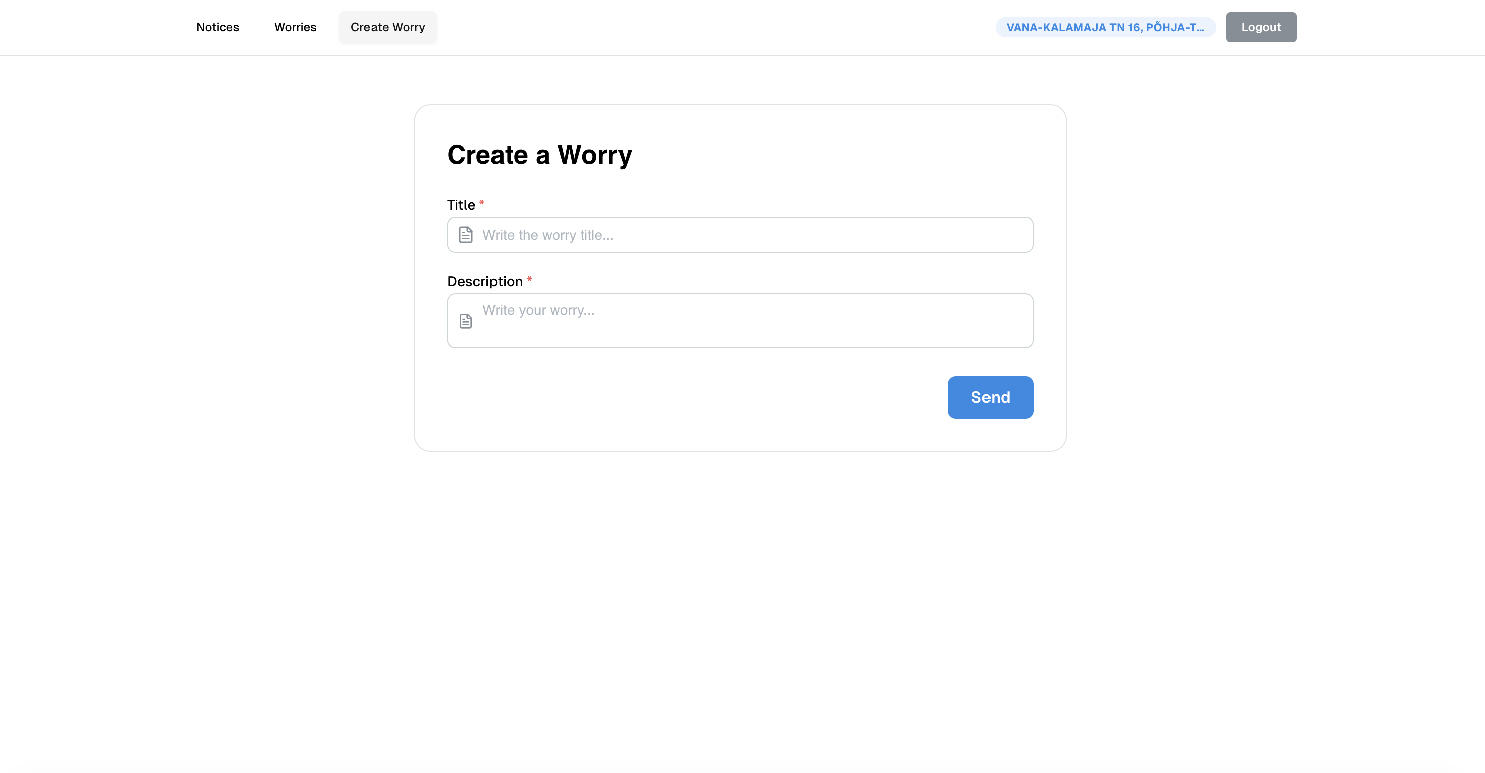Resident create worry